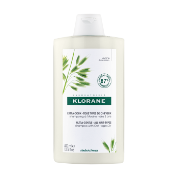 Shampooing au lait d'avoine extra-doux protecteur Klorane - flacon de 400ml