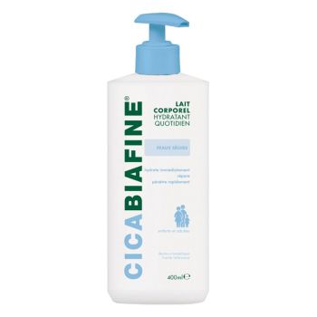 Lait corporel hydratant quotidien Cicabiafine - flacon-pompe de 400 ml