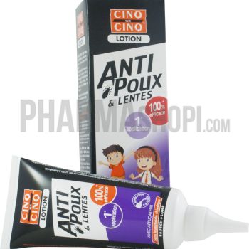Lotion anti-poux et lentes Cinq sur cinq - flacon de 100 ml