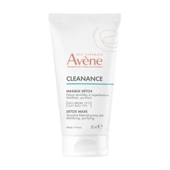 Cleanance Masque détox peaux sensibles à imperfections Avène - tube de 50ml
