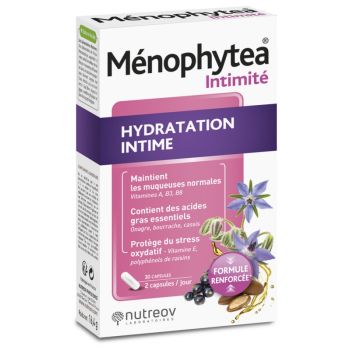 Ménophytea hydratation intime Nutreov - boîte de 30 capsules