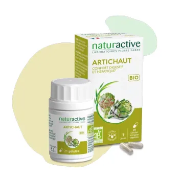Artichaut bio Naturactive - boîte de 21 gélules