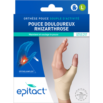 Orthèse souple Pouce Gauche taille L Epitact - 1 unité