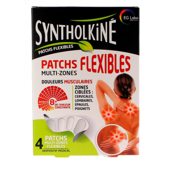 Patchs chauffants flexibles multi-zones Syntholkiné - boite de 4 patchs