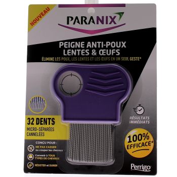 Peigne anti-poux lentes et oeufs Paranix - 1 peigne
