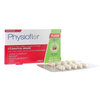 Physioflor Flash Iprad Santé - boîte de 10 gélules et 10 comprimés