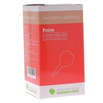 Poire à bout effilé Marque Verte - poire de 65ml