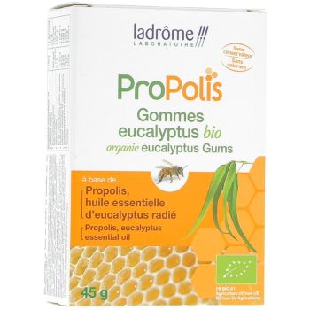 Propolis gommes eucalyptus bio Ladrôme - Boite de 45 g