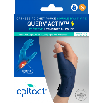 Querv'activ Orthèse de poignet pouce souple d'activité Epitact - 1 orthèse