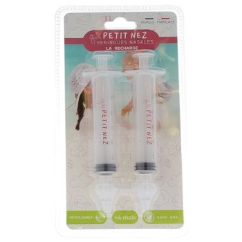 Recharge seringues nasales Petit nez - lot de 2 recharges de 10ml