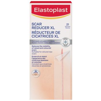 Réducteur de cicatrices XL Elastoplast - boîte de 21 patchs