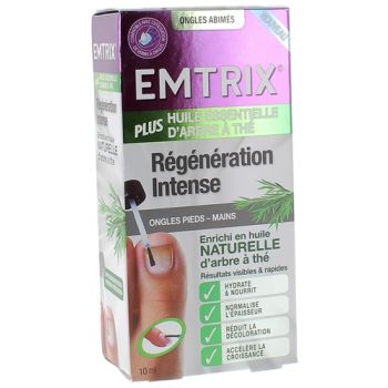 Régénération Intense ongles abîmés huile essentielle d’arbre à thé Emtrix - flacon de 10ml