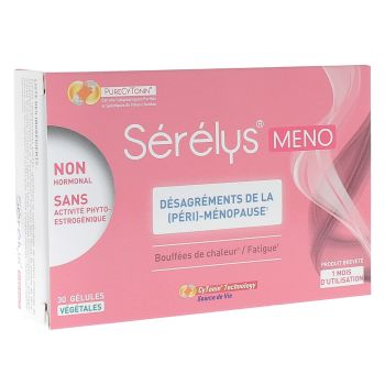 Sérélys meno désagréments de la (péri)-ménopause - boite de 30 comprimés