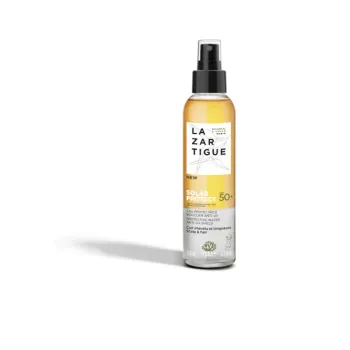 Solar protect Eau protectrice anti-UV SPF50+ Lazartigue - spray de 150ml