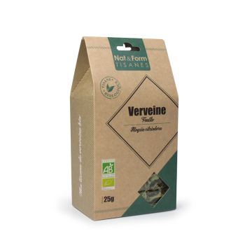 Tisane Feuille de Verveine Bio Détente Nat & Form - sachet de 25 g
