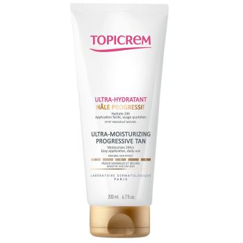 Ultra-hydratant hâle progressif Topicrem - tube de 200 ml