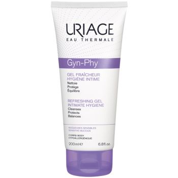 Gyn-phy toilette intime gel fraîcheur Uriage - tube de 200 ml