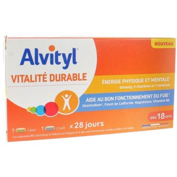 Vitalité Durable Alvityl - boîte de 56 comprimés