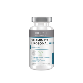 Vitamine D Liposomal Biocyte - boîte de 30 gélules