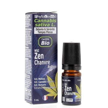 WBZ Zen Chanvre Sérum bio Phytocosmo - roll-on de 5ml