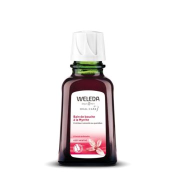 Bain de bouche à la myrrhe Weleda - flacon de 50 ml