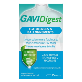 GAVIDigest flatulences et ballonnements Reckitt - boite de 30 gélules