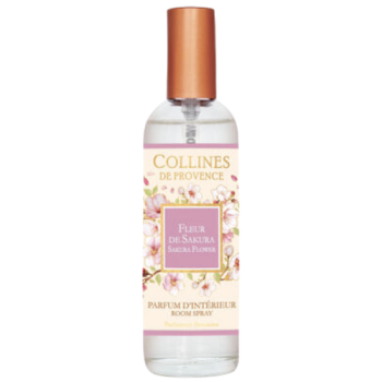 Parfum d'intérieur fleur de sakura Collines de Provence - flacon de 100ml