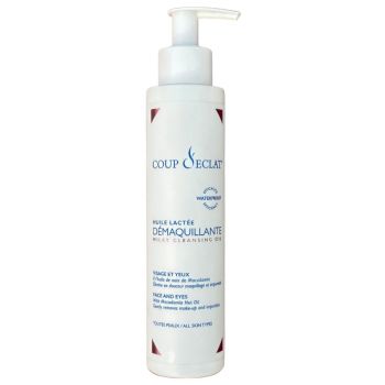 Huile lactée démaquillante Coup d'éclat - flacon-pompe de 200ml