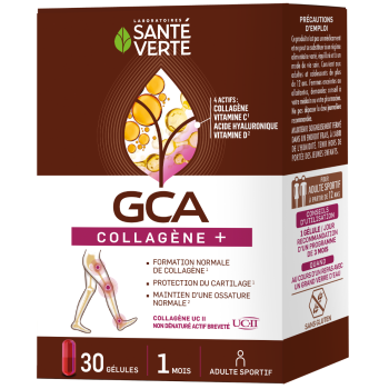 GCA FLEX + Protection Cartilage Santé Verte - boîte de 30 gélules végétales