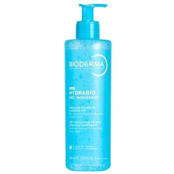 Hydrabio gel moussant Bioderma - flacon-pompe de 400ml