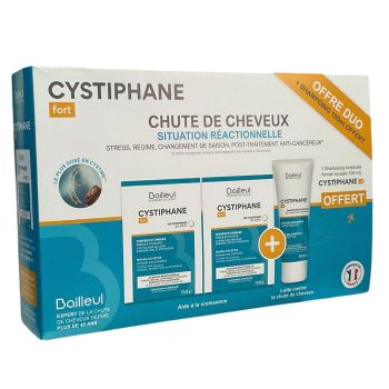 Cystiphane chute de cheveux Bailleul - offre duo + shampoing 100ml offert