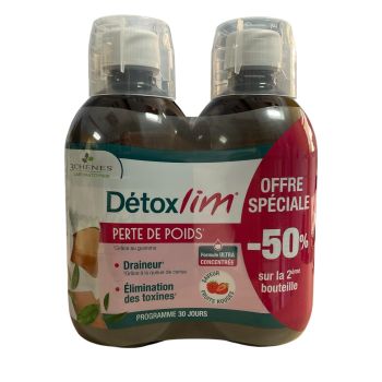 Détoxlim Perte de poids 3 Chênes - lot de 2 flacons de 500ml