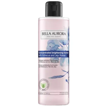 Lotion tonique exfoliante illuminatrice Bella Aurora - flacon de 200ml