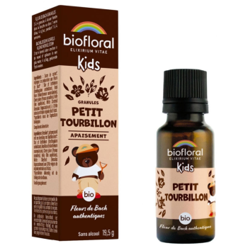 Petit tourbillon bio fleurs de bach granules Biofloral - flacon de 19,5g