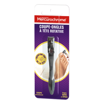 Coupe-ongles à tête rotative Mercurochrome - un coupe-ongles
