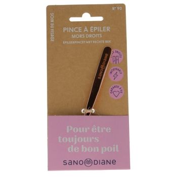 Pince à épiler mors droits Sanodiane - 1 pince