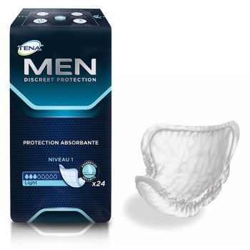 Tena Men Active fit Light niveau 1 - sachet de 24 protections de taille 46-56