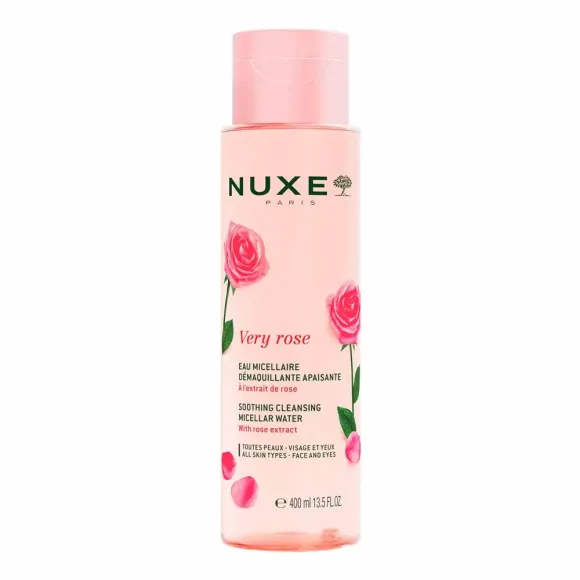 Very Rose Eau micellaire démaquillante Nuxe - flacon de 400ml