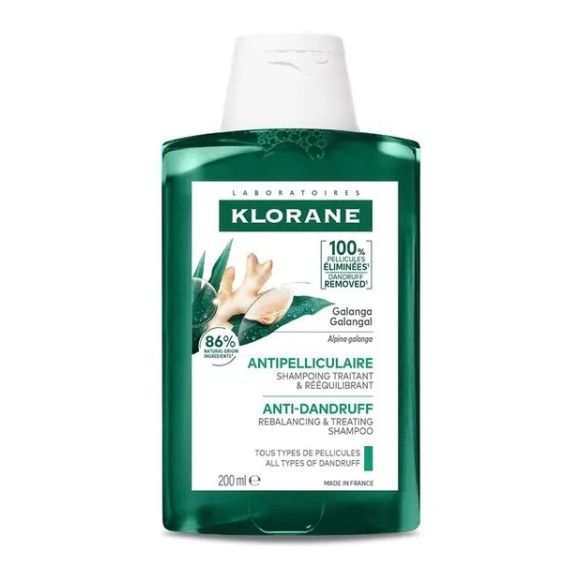 Shampoing antipelliculaire traitant et rééquilibrant Klorane - flacon de 200ml