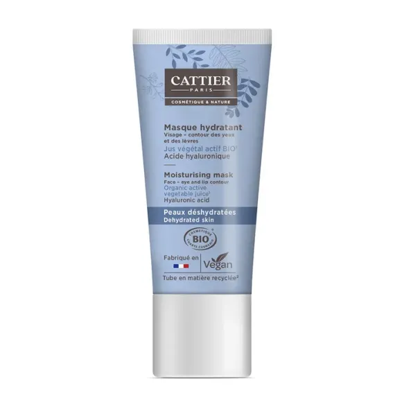 Masque hydratant peaux déshydratées bio Cattier - tube de 50ml 