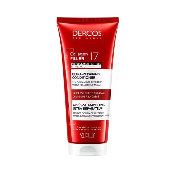 Dercos Collagen 17 filler après-shampooing ultra-réparateur Vichy - tube de 200ml