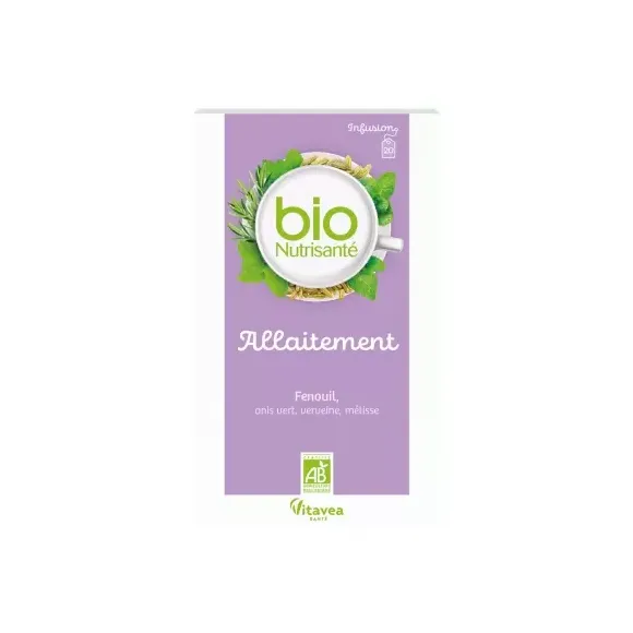 Infusion Allaitement Fenouil Bio Nutrisanté - 20 sachets