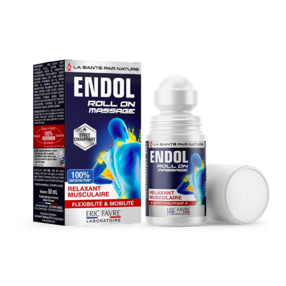 Endol roll-on massage effet chaud Eric Favre - roll-on de 50ml