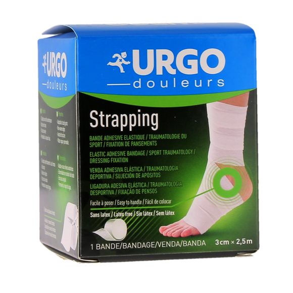 Strapping douleurs Urgo - bande de 3cmx2,5m