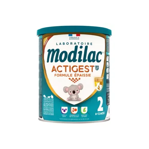 Actigest formule épaissie Lait 2ème âge Modilac - pot de 800g