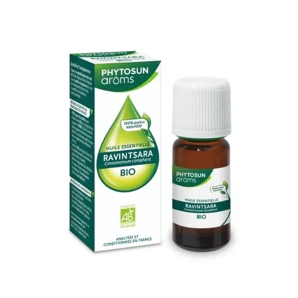 Huile Essentielle Ravintsara bio Phytosun Arôms - flacon de 10ml