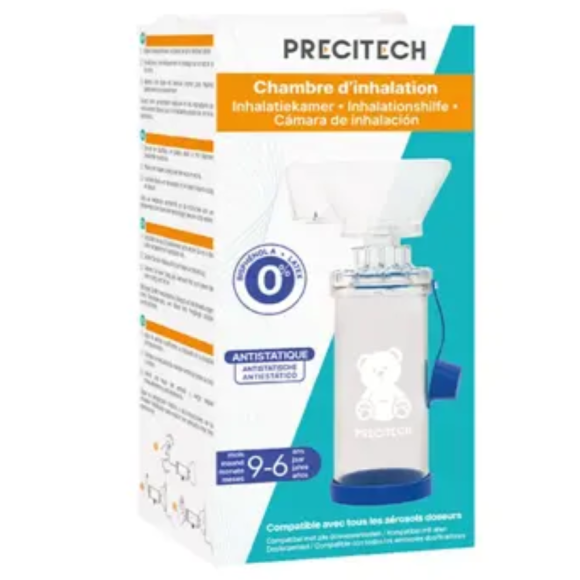 Precitech chambre d'inhalation Horizane - boîte d'une chambre avec masque 9mois/6ans 