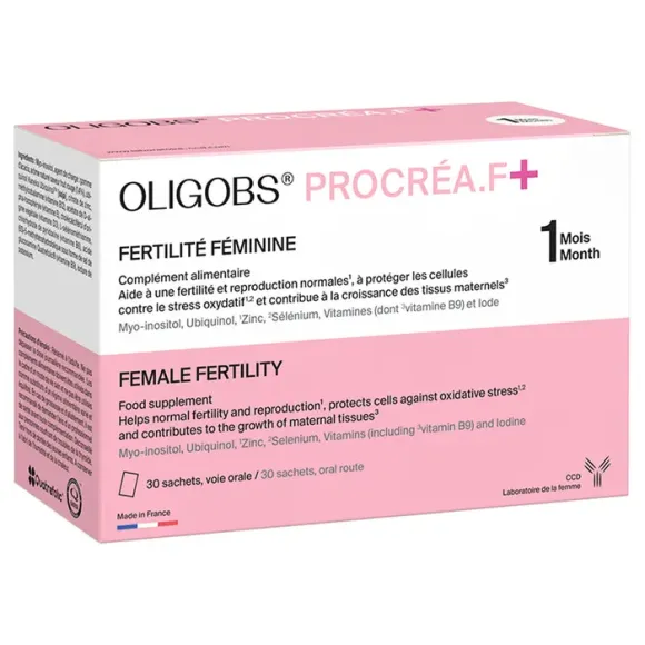 Oligobs Procréa.F+ Laboratoire CCD - boîte de 30 sachets