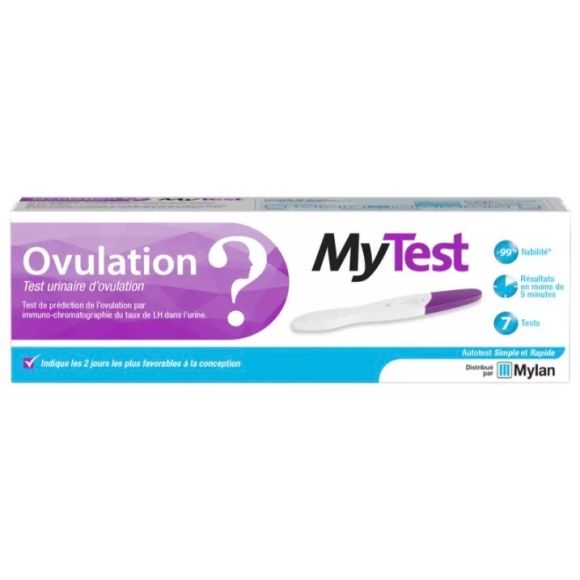 My test urinaire d'ovulation Mylan - boite de 7 tests