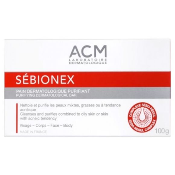 Sébionex pain dermatologique purifiant ACM - pain de 100g